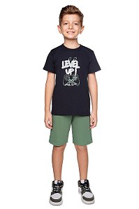 Conjunto Juvenil Masculino Have Fun Preto