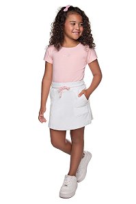 Conjunto Infantil e Teen Have Fun Saia Molecotton
