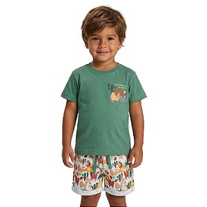 Conjunto Infantil Menino Animais do Deserto