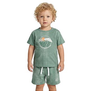 Conjunto Infantil Masculino Camiseta e Bermuda