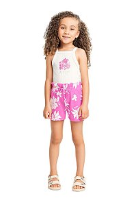 Conjunto Infantil Feminino Fresquinho Floral