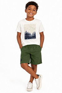 Conjunto Infantil Masculino Camiseta e Bermuda