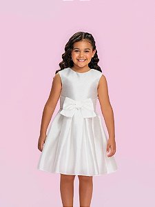 Vestido Festa Infantil Branco Mon Sucré