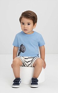 Conjunto Bebê Menino Bermuda Molinha Quimby