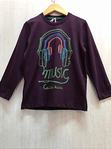 Camiseta Infantil Manga Longa da Colcci