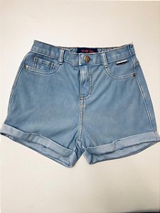 Shorts Infantil Jeans Azul Claro da Ever.Be