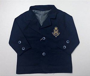 Blazer infantil para Bebê Azul Marinho ou Bege Caqui Masculino da Pupi