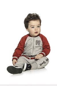 Conjunto de Frio Infantil de Moletom com Jaqueta da Elian