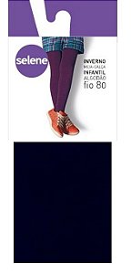 Meia Calça Infantil Fio 80 Lisa da Selene