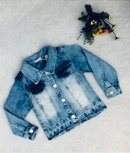 Jaqueta Jeans Infantil Lavagem Clara da Mon Sucré