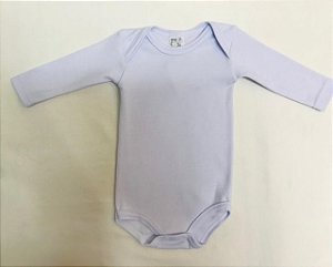 Body de Bebê Branco com Manga Longa da Mub