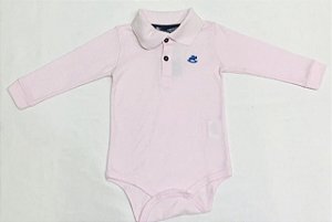 Body de Bebê de Manga Longa com Gola Polo da Up Baby