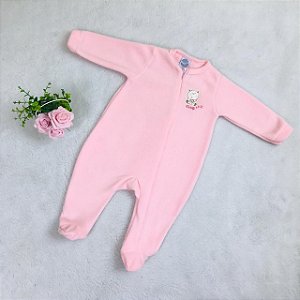 Macacão Pijama de Bebê Longo Cores Soft da Piu Piu