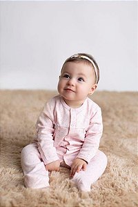 Macacão de Bebê Longo Cores Diferentes Estampado da Piu Piu