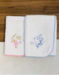 Cobertor de Bebê Recém Nascido da Hira Imi Malha Soft