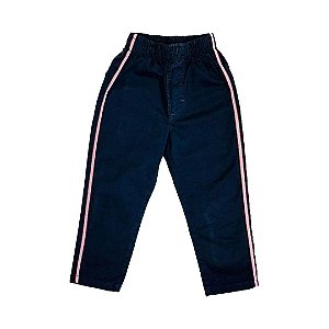 Calça de Bebê e Infantil em Sarja com uma Listra na Lateral da Have Fun