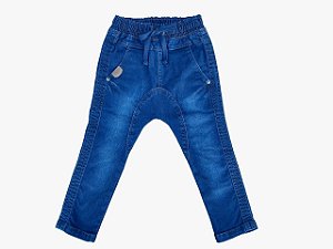 Calça Jeans Infantil Masculina Confort em Molecoton da Pullga Jeans