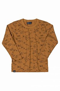 Camiseta Infantil Manga Longa Estampada Quimby