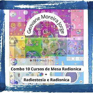 Combo de 10 Cursos de Mesa Radionica + Introdução à Radiestesia e Radionica