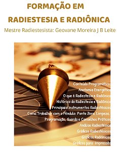Curso EAD Formação em Terapeuta Radiestesista - Radiestesia, Radiônica e Mesa Radiônica