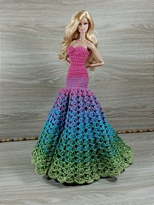 Vestido Arco-íris I - Pronta entrega