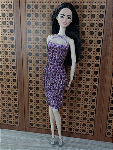 Vestido crochê com pedrarias - IT