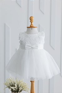 Vestido Branco para Batizado - Fairy Tale