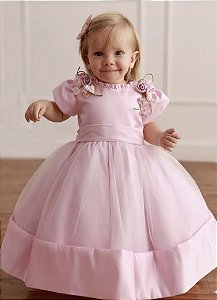 Vestido Luxo Cor-de-rosa - Luiza