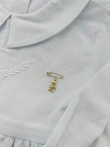 Broche Alfinete para Batizado - Santo Anjo