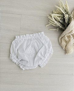 Calcinha bordada com babadinho paraíba