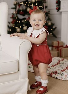 Romper Laço Vermelho