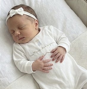 Macacão Nossa Senhora das Graças Off White