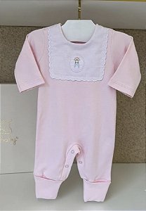 Macacão Nossa Senhora das Graças Rosa - Recém Nascido