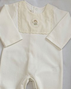 Macacão São José - Off white Bebê
