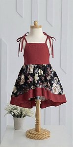 Vestido Infantil Vermelho - Mariana