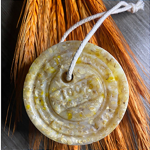 Sabonete Vegano Natural Artesanal de Aveia - 90 gramas
