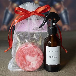 Kit Ogum - Banho de Ervas, Home Spray e Sabonete
