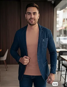 Blazer Masculino Casual Slim Fit Jeans