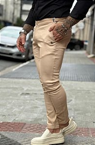 Calca Ajuste Lateral - Per Pochi Extreme Power Bege