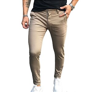 Calca Alfaiataria Skinny Rato Zip Off
