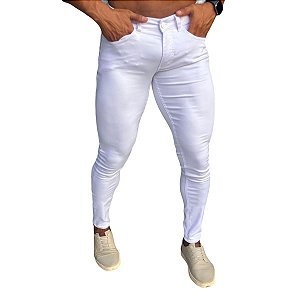 Calca Masculina Skinny Branco