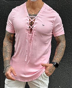 Camisa Bata Viscolinho Perpochi