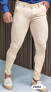 Calca Alfaiataria Skinny Palha