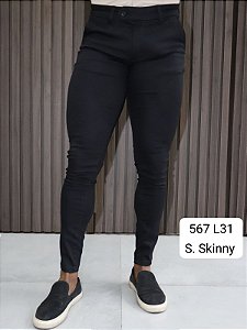 Calca Alfaiataria Skinny Extreme Power Preta