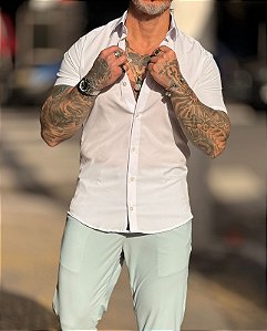 Camisa repelente a agua mc gol trad Branca