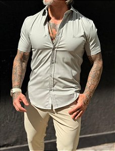 Camisa repelente a agua mc gol trad Cinza