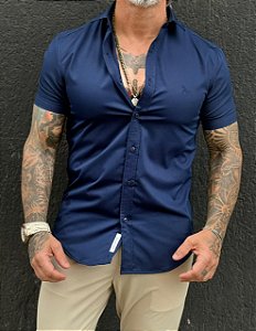 Camisa repelente a agua mc gol trad Azul Marinho