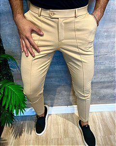 Calça Masculina Alfaiataria Cós Transpassado