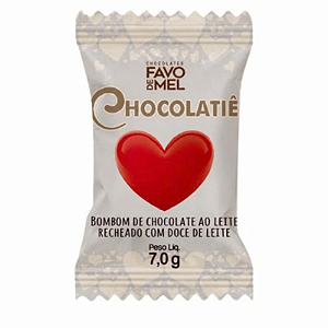 Coração com doce de leite 7 g