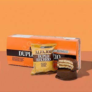 Alfajor Duplo Recheio 60 g - Display com 6 unidades